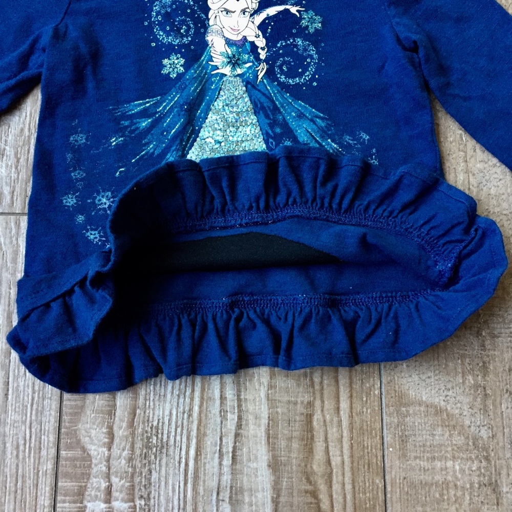*SOLD*  Frozen 2T❄️ Elsa Magical Blue Sequence Tee - Picture 6 of 8